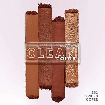 Vibrant Clean Vegan Spiced Copper Eyeshadow for All Skin Types