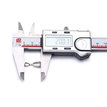 Linsoir Beads Metal Pinch Clip Bail Bead Pendant Connector Jewelry Findings Rhodium Plated 7X20mm Pack of 50