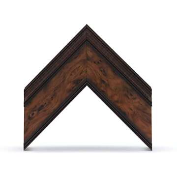 Deco TV Frames Burlwood: Art for Samsung The Frame TV