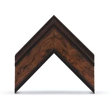 Deco TV Frames Burlwood: Art for Samsung The Frame TV