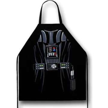 Star Wars Darth Vader Adjustable Black Cotton Apron