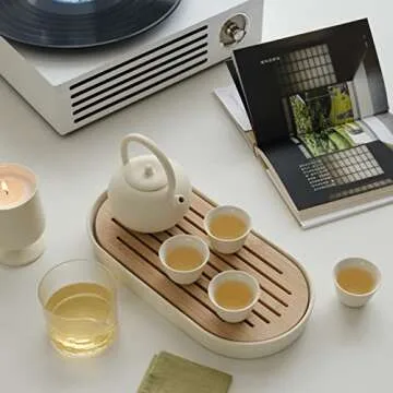 Brewing Tea Set, Minimalist Design Complete Tea Cup Set, Chinese Kung fu Tea Ceremony Gift