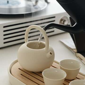 Brewing Tea Set, Stylish Ceramic Tea Ceremony Gift
