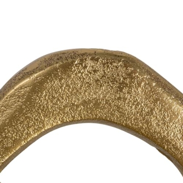 Gold Abstract Metal Figurine for Stylish Home Decor