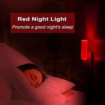 2 Pack LED Night Light with Dusk to Dawn Sensor