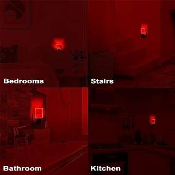 2 Pack LED Night Light with Dusk to Dawn Sensor