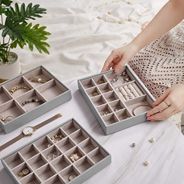 Vlando Stackable Jewelry Organizer for Stylish Storage
