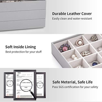 Vlando Stackable Jewelry Organizer for Stylish Storage