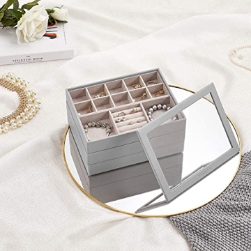 Vlando Stackable Jewelry Organizer for Stylish Storage