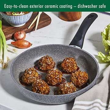 BALLARINI Parma by HENCKELS 12-inch Nonstick Fry Pan, Made in Italy, Durable and Easy to clean