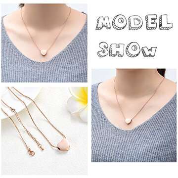 constantlife Heart-Shaped Cremation Jewelry Keepsake