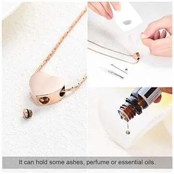 constantlife Heart-Shaped Cremation Jewelry Keepsake