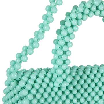 Chic Abvokury Women Acrylic Beaded Evening Clutch