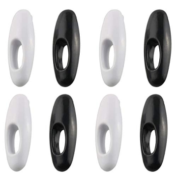 E-outstanding Muslim Hijab Pin Set - 8 PCS Black & White Safety Pins