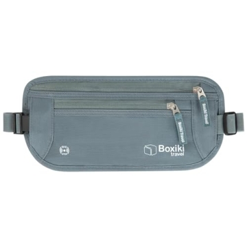 Money Belt for Travel with RFID Blocking Technology - Hidden Travel Money Pouch for Cash, Credit Car...