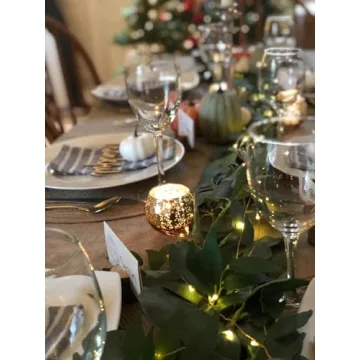 Buy Volens Gold Votive Candle Holder Set - 12 Beautiful Holders