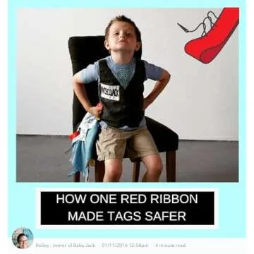 Baby Jack & Co 8x8” Learning Lovey NYC New York Tag Toys for Babies - Baby Crinkle Toys - Soft & Safe - Learn USA Cities and Shapes - Ideal Baby Toy & Gift BPA Free w/Stroller Clip