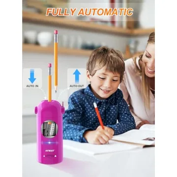 AFMAT Electric Pencil Sharpener for Colored Pencils