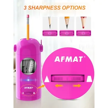 AFMAT Electric Pencil Sharpener for Colored Pencils