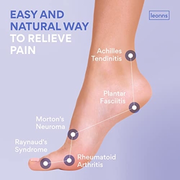 LEONNS Microwavable Slippers for Women and Men - Relaxing Warming Slippers - Natural Feet Warmers - One Size Fits Most (Light Grey)