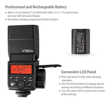 Godox V350C Flash for Canon - Compact & Versatile Flash