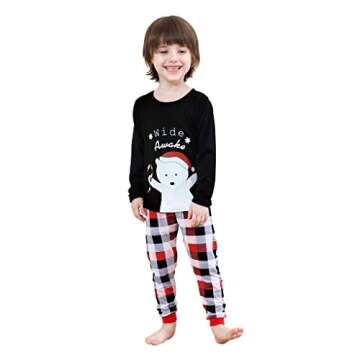 MyFav Matching Family Christmas Pajamas Set Soft Holiday Clothes Sleepwear