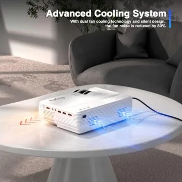 AuKing Projector 2024 WiFi and Bluetooth Full HD