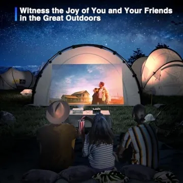 AuKing Projector 2024 WiFi and Bluetooth Full HD