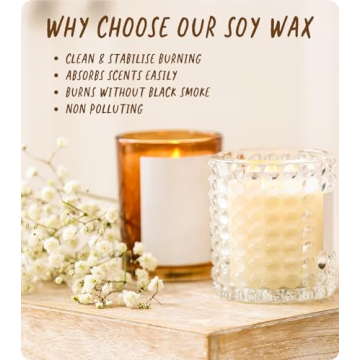 BOYUJK Premium Natural Candle Wax 100% Organic Soy