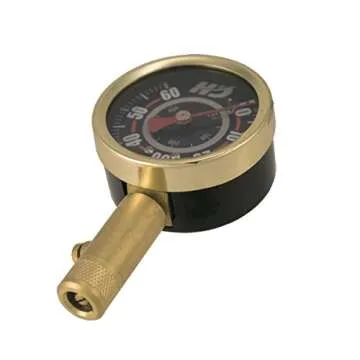 Durable Schrader Tire Gauge, 0-60 PSI for Precision Reading