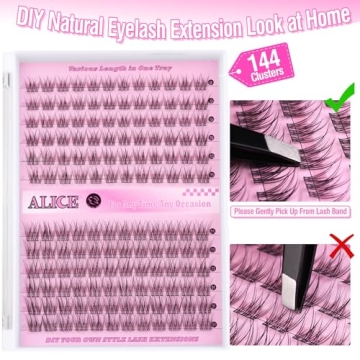 ALICE Natural Lash Clusters for Effortless Beauty