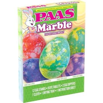 PAAS Marble Easter Egg Decorating Kit - Creative Fun for All Ages