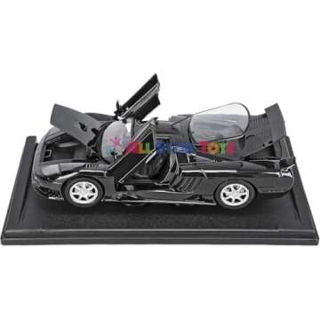 Shop Motormax Saleen S7 Diecast 1:18 Black Model Now