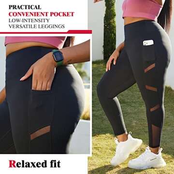 YOHOYOHA Plus Size Yoga Pants for Breathable Comfort