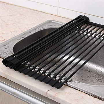 AHYUAN Roll Up Dish Drying Rack for Space Saving