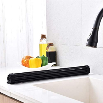 AHYUAN Roll Up Dish Drying Rack for Space Saving