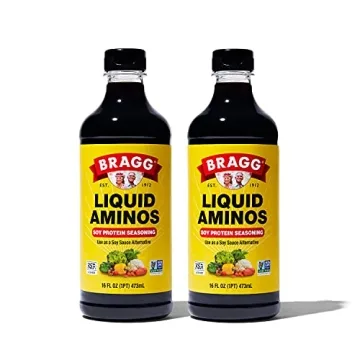Bragg Liquid Aminos All Purpose Seasoning - Gluten Free Soy Sauce Alternative - 16 oz 2 Pack