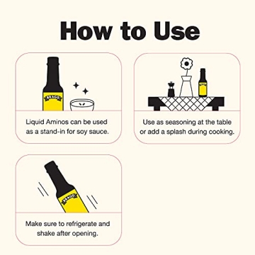 Bragg Liquid Aminos – Low-Sodium Soy Sauce Alternative 16 oz