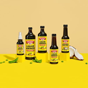 Bragg Liquid Aminos – Low-Sodium Soy Sauce Alternative 16 oz
