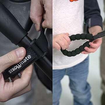 Strollmate Stroller Handle | Leash Alternative for Kids | Safety Tether for Toddlers