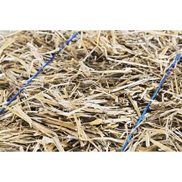 Garden Elements Straw Bale by Shady Creek Farm, Multi-Use for Farm & Home, Medium Straw Bale, 22"