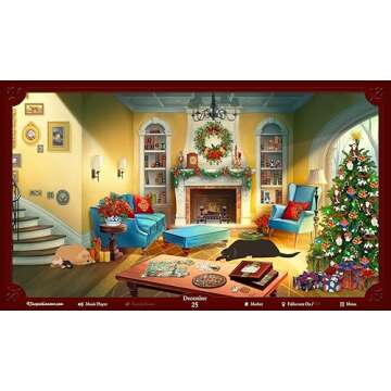 Jacquie Lawson Christmas Market Advent Calendar [Online Code]