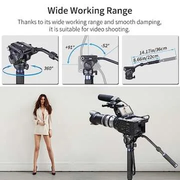 Carbon Fiber Video Monopod Kit - Lightweight & Versatile