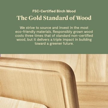 Caraway 4-Piece Eco-Friendly Wood Cutting Board Set