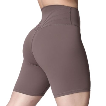 Aoxjox Trinity High Waisted Biker Shorts for Women