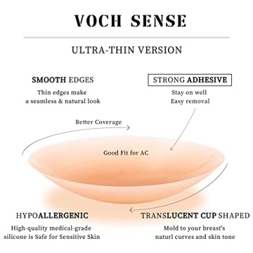 Seamless and Reusable Silicone Nipple Covers