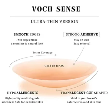 Seamless and Reusable Silicone Nipple Covers