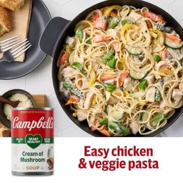 Campbell's Heart Healthy Cream of Mushroom Soup - 12 Pack