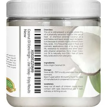 Buy Velona Organic Coconut Oil Extra Virgin 8 fl oz