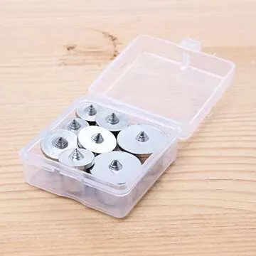 AUTOTOOLHOME Dowel and Tenon Center Transfer Plugs Set - 8 Pieces 1/4" to 1/2" for Woodworking